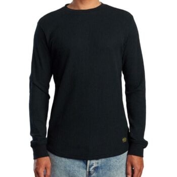 Rvca Day Shift Long Sleeve Thermal Shirt Black. Rvca Fashion Tops in Mens Fashion Tops & Mens Tops. Code: AVYKT00104