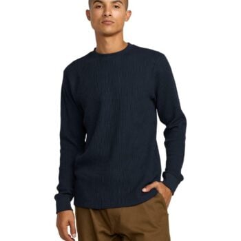 Rvca Day Shift Long Sleeve Thermal Shirt Moody Blue. Rvca Tees - Long Sleeve in Mens Tees - Long Sleeve & Mens T-shirts & Singlets. Code: AVYKT00104