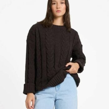 Volcom Cable Cove Sweater Vintage Black. Volcom Knitwears in Womens Knitwears & Womens Jackets, Jumpers & Knits. Code: B0732507