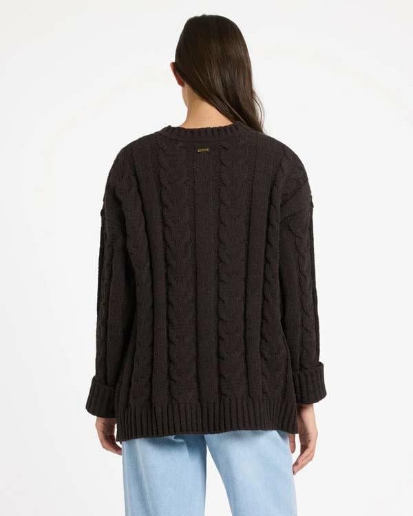 Volcom Cable Cove Sweater Vintage Black. Volcom Knitwears in Womens Knitwears & Womens Jackets, Jumpers & Knits. Code: B0732507