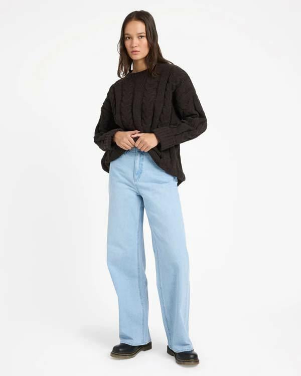 Volcom Cable Cove Sweater Vintage Black. Volcom Knitwears in Womens Knitwears & Womens Jackets, Jumpers & Knits. Code: B0732507