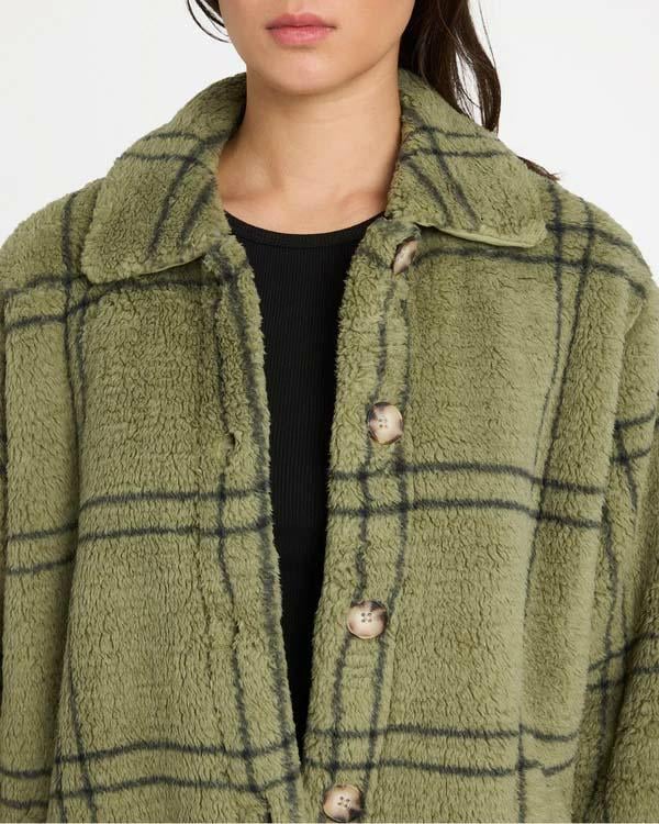 Volcom Supa Sonical Shacket Moss Stone. Volcom Jackets in Womens Jackets & Womens Jackets, Jumpers & Knits. Code: B1542504