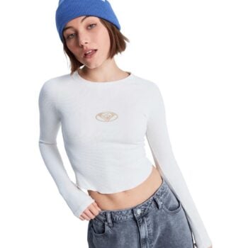 Roxy Basecamp Longsleeve Tee Coconut Milk. Roxy Tees - Long Sleeve in Womens Tees - Long Sleeve & Womens T-shirts & Singlets. Code: ERJKT04397