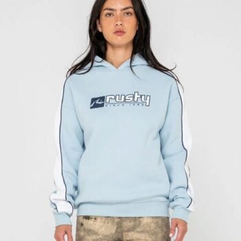Rusty Hailstone Oversized Hoode Retro Blue. Rusty Hoodies in Womens Hoodies & Womens Jackets, Jumpers & Knits. Code: FTL0883