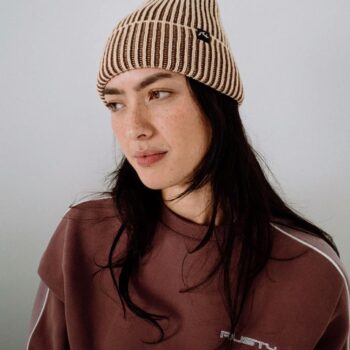 Rusty Pixel Beanie Oatmeal. Rusty Beanies And Scarves in Womens Beanies And Scarves & Womens Headwear. Code: HBL0345