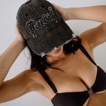 Rusty Roxanne Denim Dad Cap Washed Black. Rusty Hats & Caps in Womens Hats & Caps & Womens Headwear. Code: HCL0452