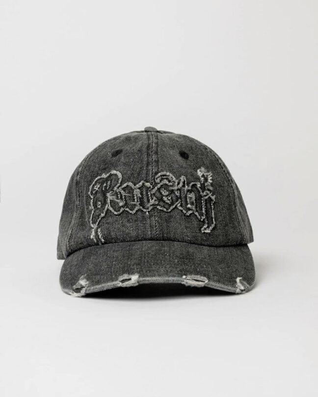 Rusty Caps Rusty Roxanne Denim Dad Cap WASHED BLACK - Southern Man