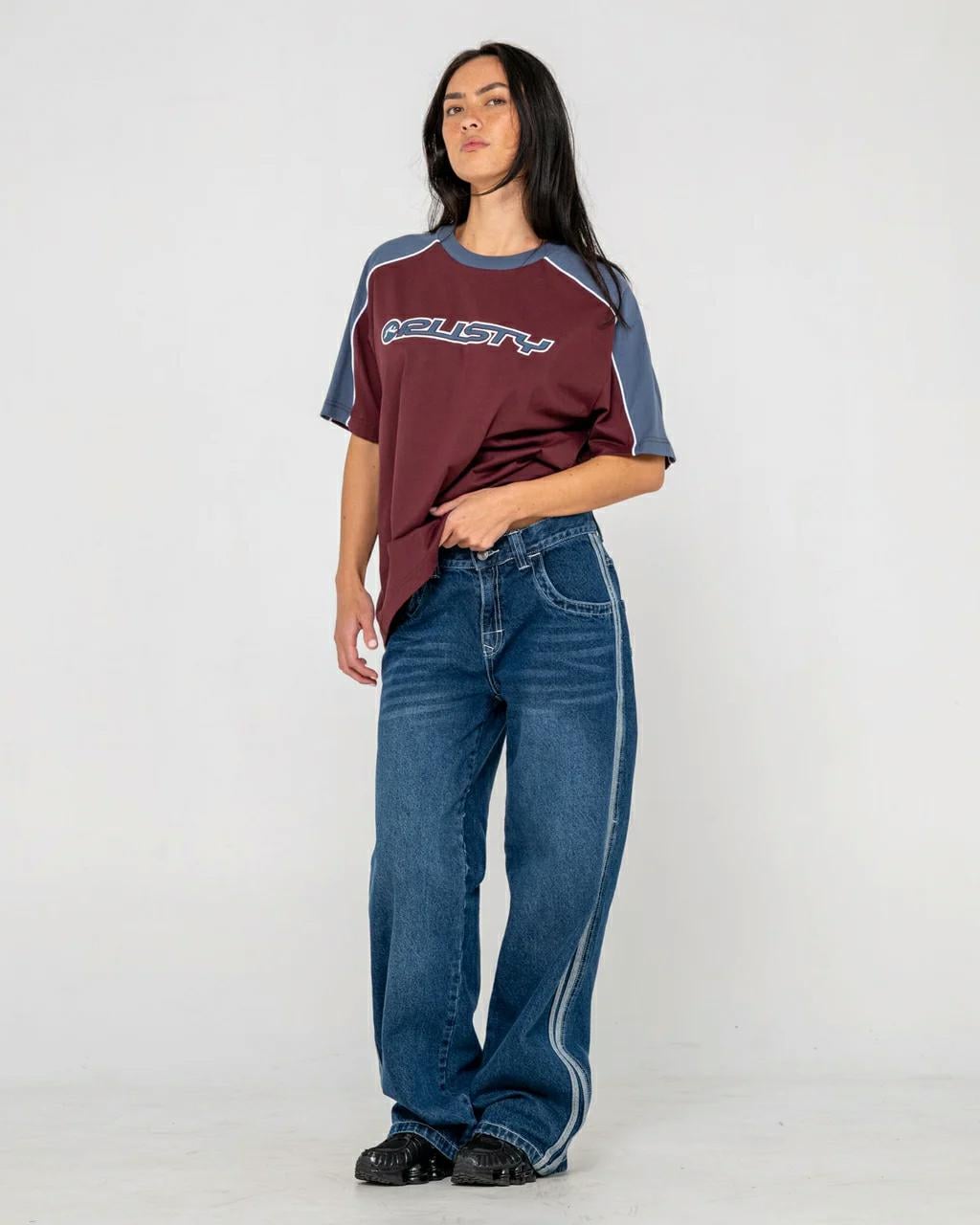 Rusty Flip Mommy Diy Low Rise D Blasted Deep Sea Blu. Rusty Jeans in Womens Jeans & Womens Pants & Jeans. Code: PAL1477