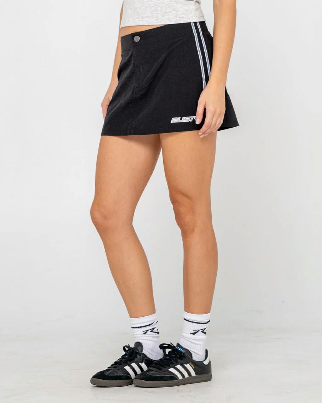 Rusty Lombardi Nylon Mini Skirt Black. Rusty Skirts in Womens Skirts & Womens Skirts, Dresses & Jumpsuits. Code: SKL0621