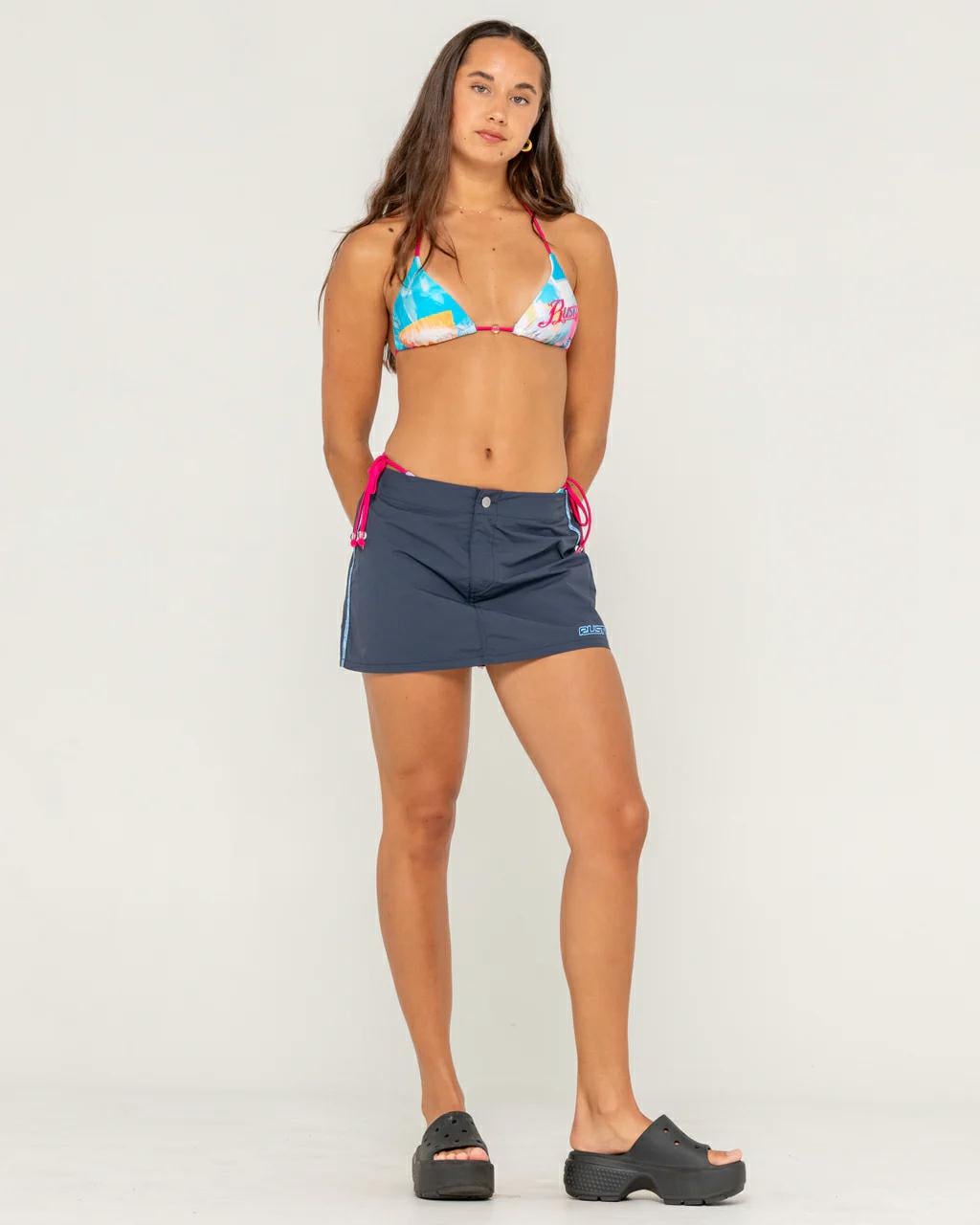 Rusty Lombardi Nylon Mini Skirt Navy. Rusty Skirts in Womens Skirts & Womens Skirts, Dresses & Jumpsuits. Code: SKL0621