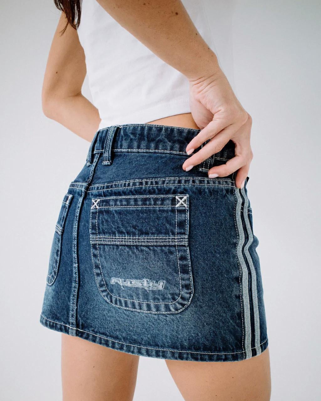 Rusty Flip Mommy Diy Low Rise M Blasted Deep Sea Blu. Rusty Skirts in Womens Skirts & Womens Skirts, Dresses & Jumpsuits. Code: SKL0662