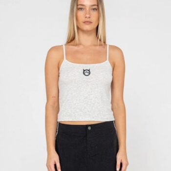 Rusty Core Circle Horn Tank Ecru Marle. Rusty Singlets & Tanks in Womens Singlets & Tanks & Womens T-shirts & Singlets. Code: TSL0670