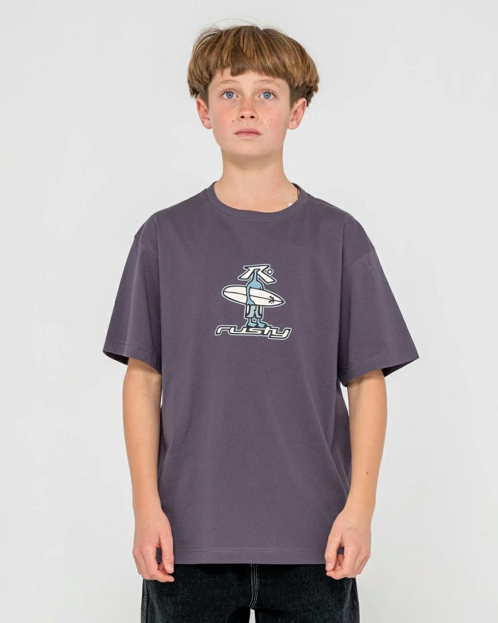 Rusty Dr. Dot Short Sleeve Tee Coal. Rusty Tees in Boys Tees & Boys T-shirts & Singlets. Code: TTB0838