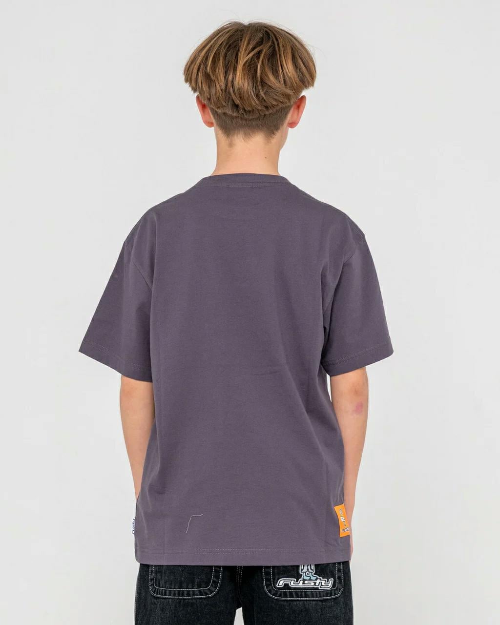 Rusty Dr. Dot Short Sleeve Tee Coal. Rusty Tees in Boys Tees & Boys T-shirts & Singlets. Code: TTB0838