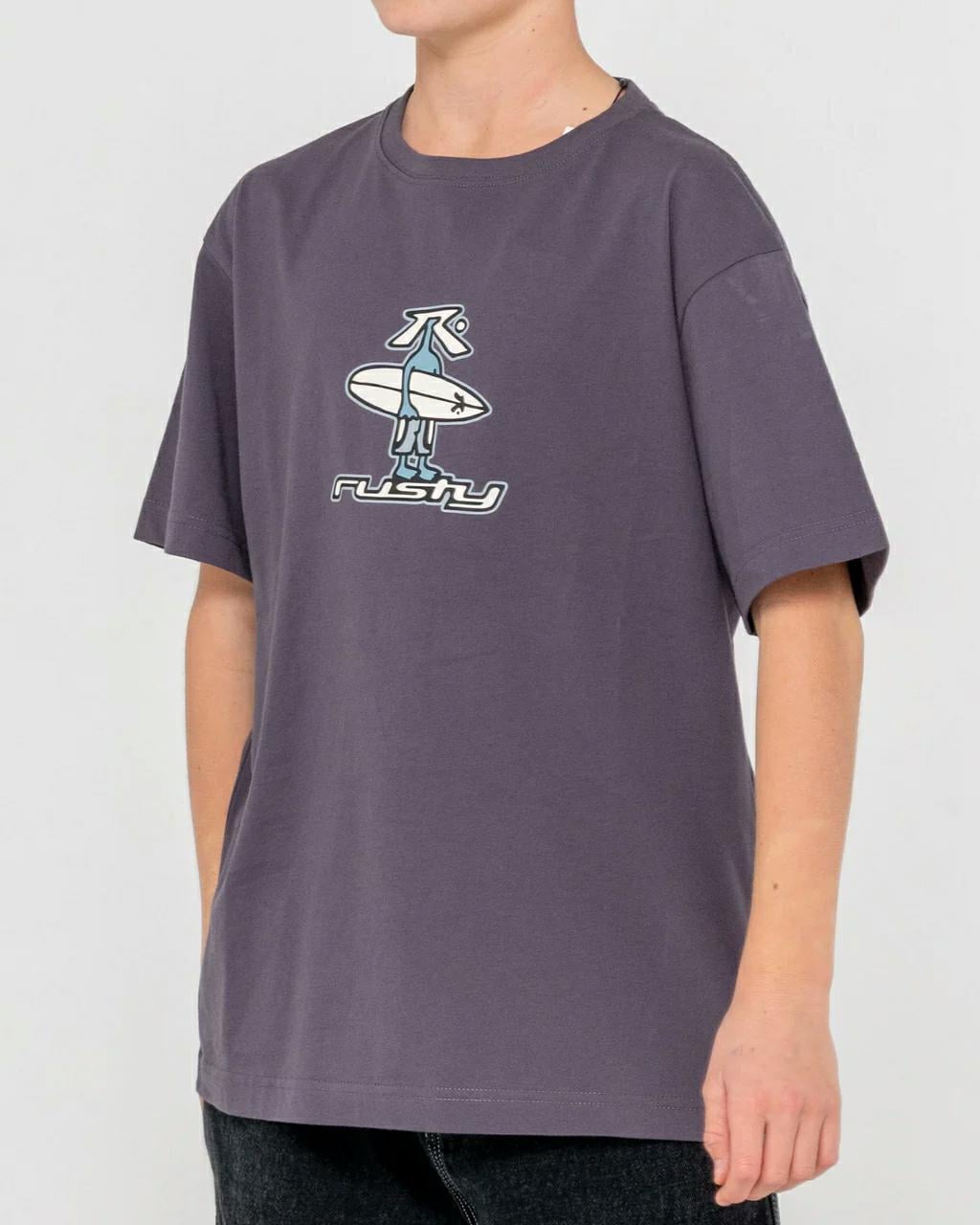 Rusty Dr. Dot Short Sleeve Tee Coal. Rusty Tees in Boys Tees & Boys T-shirts & Singlets. Code: TTB0838