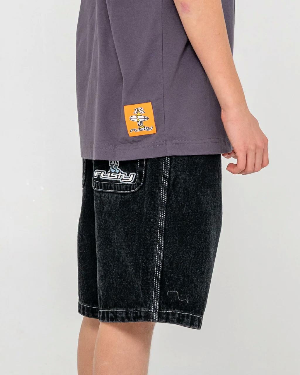 Rusty Dr. Dot Short Sleeve Tee Coal. Rusty Tees in Boys Tees & Boys T-shirts & Singlets. Code: TTB0838