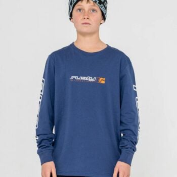 Rusty Jetsetter Long Sleeve Tee Dark Blue. Rusty Tees - Long Sleeve in Boys Tees - Long Sleeve & Boys T-shirts & Singlets. Code: TTB0843