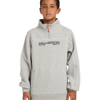 Billabong Boys Spec 1/4 Zip Light Grey Heather. Billabong Sweats in Boys Sweats & Boys Jackets, Jumpers & Knits. Code: UBBFT00163