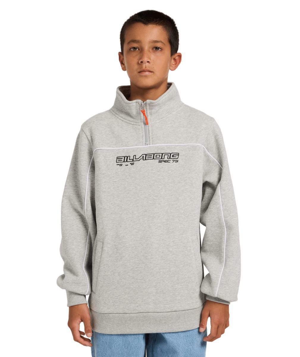 Billabong Boys Spec 1/4 Zip Light Grey Heather. Billabong Sweats in Boys Sweats & Boys Jackets, Jumpers & Knits. Code: UBBFT00163