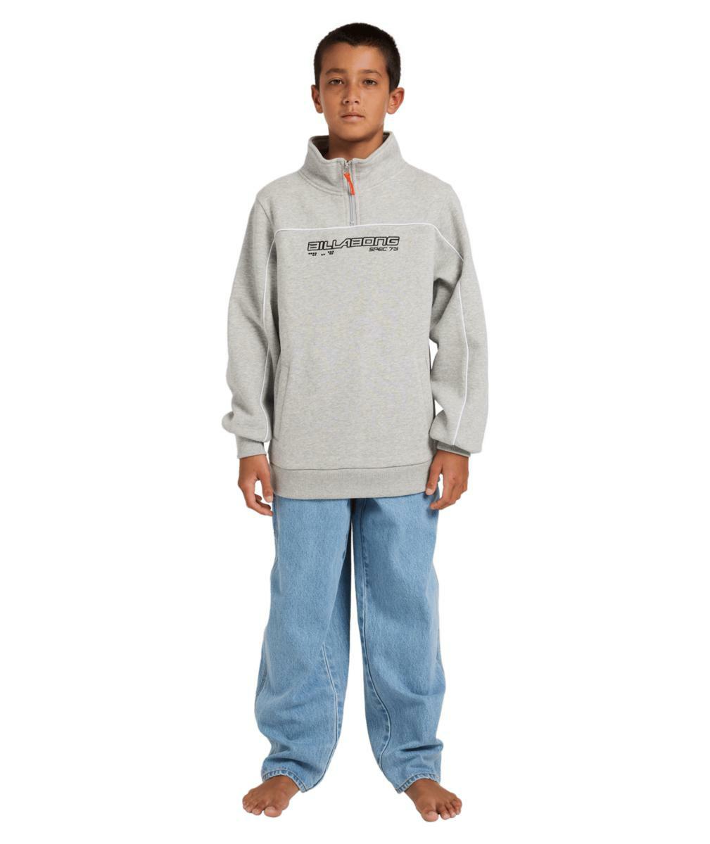 Billabong Boys Spec 1/4 Zip Light Grey Heather. Billabong Sweats in Boys Sweats & Boys Jackets, Jumpers & Knits. Code: UBBFT00163