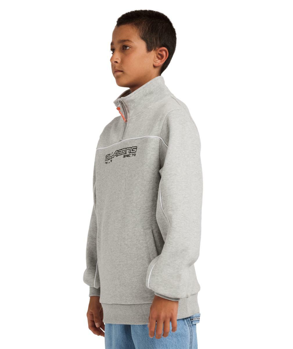 Billabong Boys Spec 1/4 Zip Light Grey Heather. Billabong Sweats in Boys Sweats & Boys Jackets, Jumpers & Knits. Code: UBBFT00163