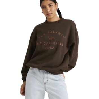 Rvca Bold Rvca Vintage Crew Chocolate. Rvca Sweats in Womens Sweats & Womens Jackets, Jumpers & Knits. Code: UVJFT00136
