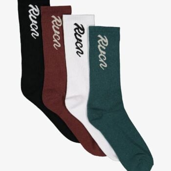 Rvca Rvca Seasonal Sock 4 Pack Multi. Rvca Socks, Underwear, Pyjamas in Mens Socks, Underwear, Pyjamas & Mens Footwear. Code: UVYAA00172
