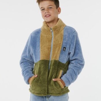 Rip Curl Block Party Polar - Boys (8-16 Years) Faded Denim. Rip Curl Sweats in Boys Sweats & Boys Jackets, Jumpers & Knits. Code: 033BFL
