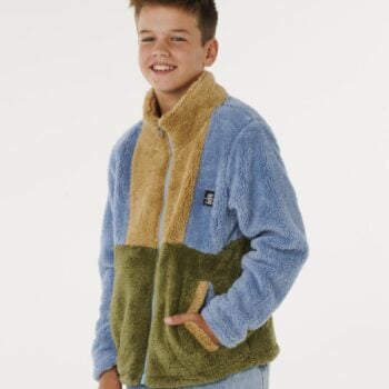 Rip Curl Block Party Polar - Boys (8-16 Years) Faded Denim. Rip Curl Sweats in Boys Sweats & Boys Jackets, Jumpers & Knits. Code: 033BFL