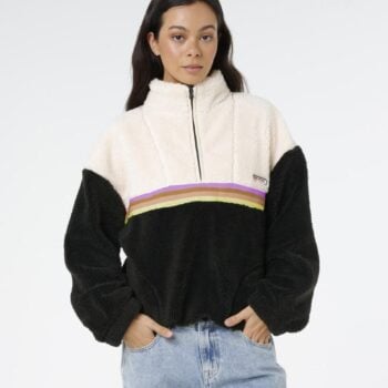 Rip Curl Surf Revival Polar Fleece Washed Black Rainbow. Rip Curl Sweats in Womens Sweats & Womens Jackets, Jumpers & Knits. Code: 0AEWFL