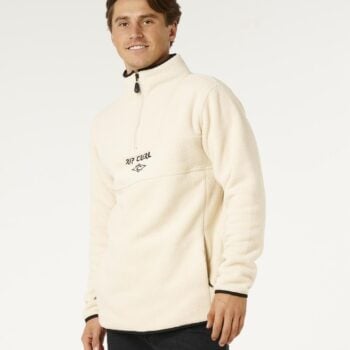 Rip Curl Bells Polar Fleece Vintage White. Rip Curl Sweats in Mens Sweats & Mens Jackets, Jumpers & Knits. Code: 0BCMFL