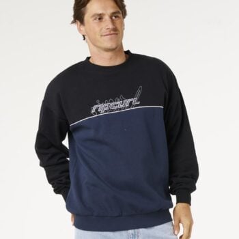 Rip Curl Panel Beater Crew Black. Rip Curl Sweats in Mens Sweats & Mens Jackets, Jumpers & Knits. Code: 0BFMFL
