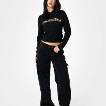 Rusty Intro Sofia Knitted Hood Black. Rusty Knitwears in Womens Knitwears & Womens Jackets, Jumpers & Knits. Code: CKL0529