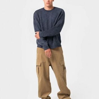 Rusty Sea Captain Boxy Knitted Navy Blue. Rusty Knitwears in Mens Knitwears & Mens Jackets, Jumpers & Knits. Code: CKM0431