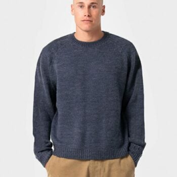 Rusty Sea Captain Boxy Knitted Navy Blue. Rusty Knitwears in Mens Knitwears & Mens Jackets, Jumpers & Knits. Code: CKM0431
