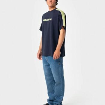 Rusty Ramone Jean Blasted Middy Blue. Rusty Jeans in Mens Jeans & Mens Pants & Jeans. Code: DEM0097