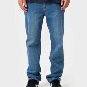 Rusty Ramone Jean Blasted Middy Blue. Rusty Jeans in Mens Jeans & Mens Pants & Jeans. Code: DEM0097