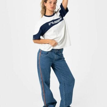 Rusty Kinetic Oversize Tee Ecru Marle. Rusty Tees in Womens Tees & Womens T-shirts & Singlets. Code: TTL1479