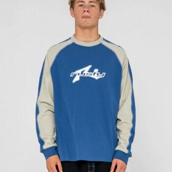 Rusty Fade-r Long Sleeve Tee Atlantic Blue. Rusty Tees - Long Sleeve in Mens Tees - Long Sleeve & Mens T-shirts & Singlets. Code: TTM3029