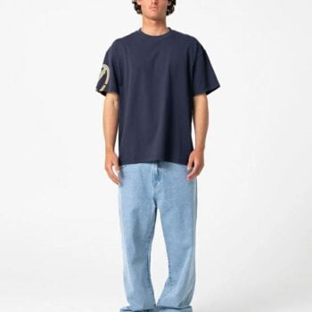 Rusty Graze-r Short Sleeve Tee Dark Blue. Rusty Tees in Mens Tees & Mens T-shirts & Singlets. Code: TTM3036