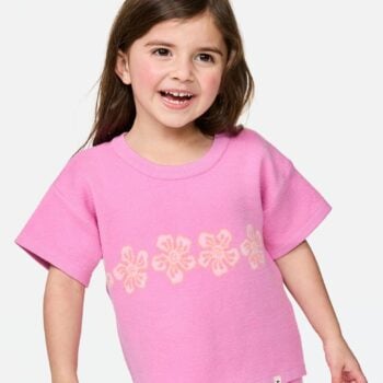 Rip Curl Sunshine Jacquard Tee - G Cloud Pink. Rip Curl Tees in Toddlers Tees & Toddlers T-shirts & Singlets. Code: 055JTE