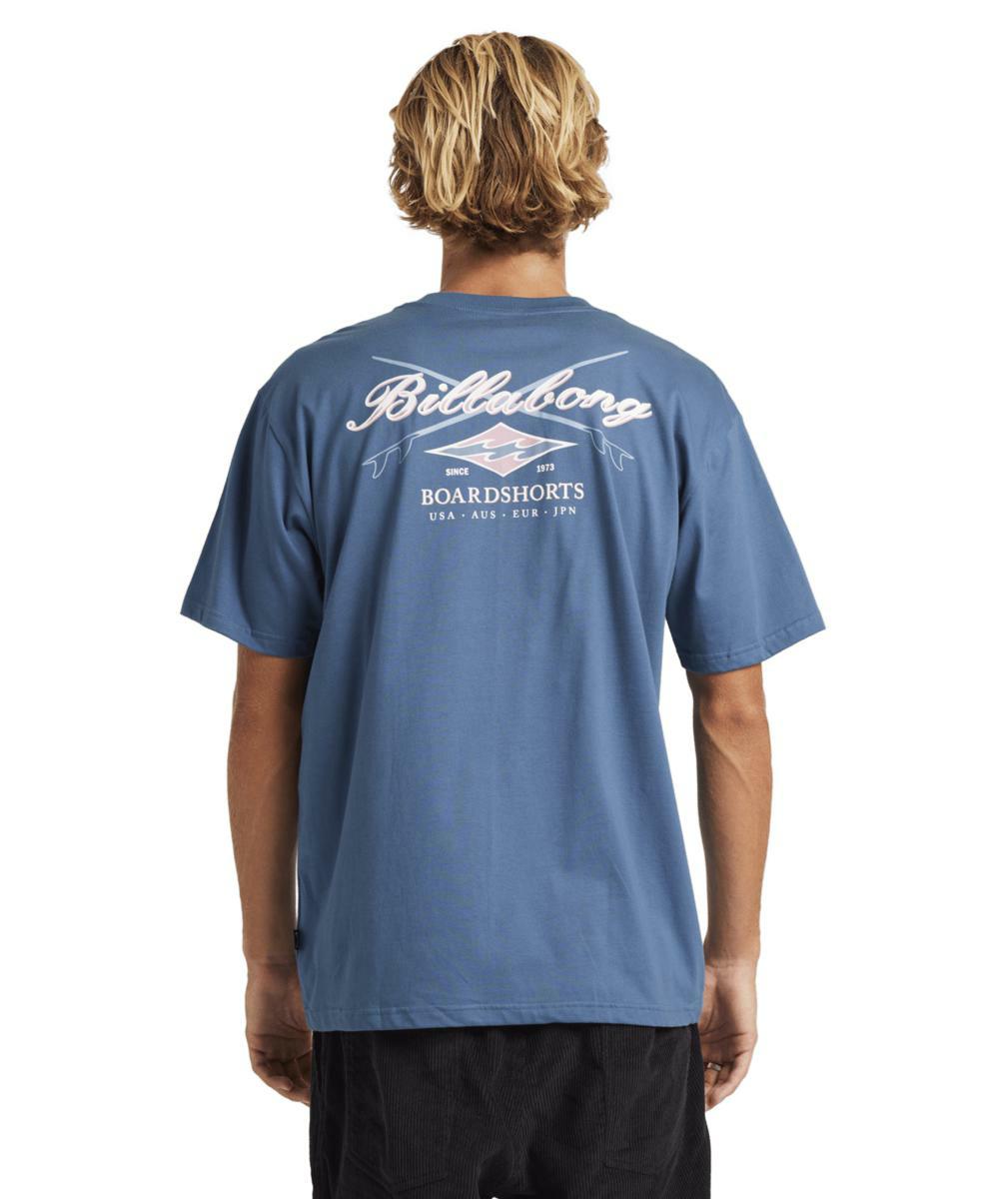 Billabong Crossboards Regular Ss Real Teal. Billabong Tees in Mens Tees & Mens T-shirts & Singlets. Code: 24A354509