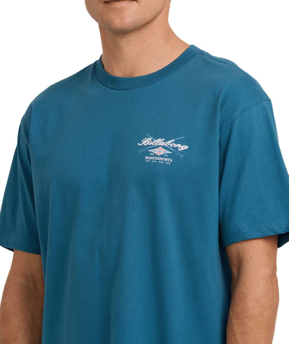 Billabong Crossboards Regular Ss Real Teal. Billabong Tees in Mens Tees & Mens T-shirts & Singlets. Code: 24A354509