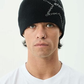 Afends Chains Beanie Black. Afends Beanies And Scarves in Mens Beanies And Scarves & Mens Headwear. Code: A262611