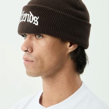 Afends Home Cuffed Beanie Coffee. Afends Beanies And Scarves in Mens Beanies And Scarves & Mens Headwear. Code: A262612