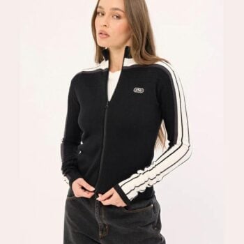 Rusty Daddy Gb Zip Thru Skimmer Black. Rusty Knitwears in Womens Knitwears & Womens Jackets, Jumpers & Knits. Code: CKL0524