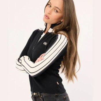 Rusty Daddy Gb Zip Thru Skimmer Black. Rusty Knitwears in Womens Knitwears & Womens Jackets, Jumpers & Knits. Code: CKL0524