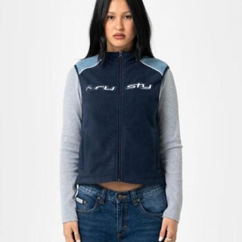 Rusty Mr Cool Polar Fleece Vest Atlantic Blue. Rusty Jackets in Womens Jackets & Womens Jackets, Jumpers & Knits. Code: FTL0872