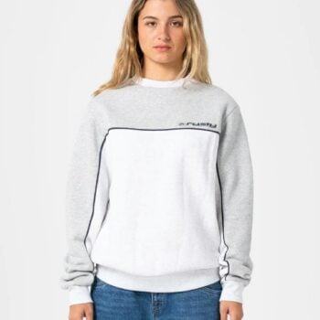 Rusty Polar Popped Panelled Cre Grey Marle. Rusty Sweats in Womens Sweats & Womens Jackets, Jumpers & Knits. Code: FTL0874