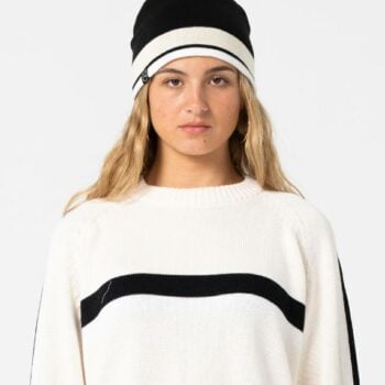 Rusty White Lines Reversible Be Multi. Rusty Beanies And Scarves in Womens Beanies And Scarves & Womens Headwear. Code: HBL0366